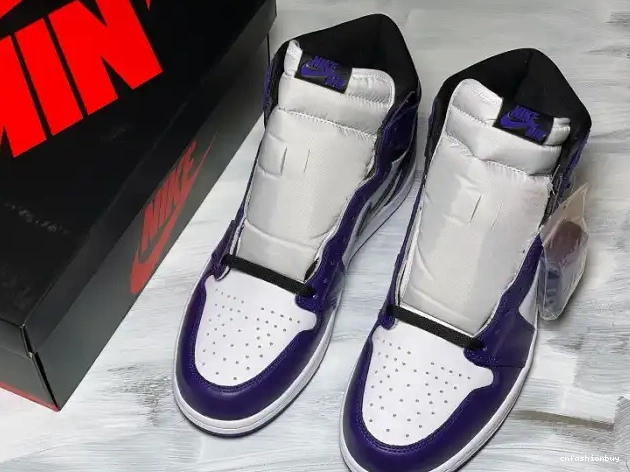 1 Court Purple 555088-500 OG Jordan Air High 0630